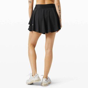 lululemon Black Court Rival High-Rise Skirt Long / Tall size 4